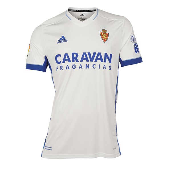 Camiseta Real Zaragoza Replica Primera Ropa 2020/21 Blanco